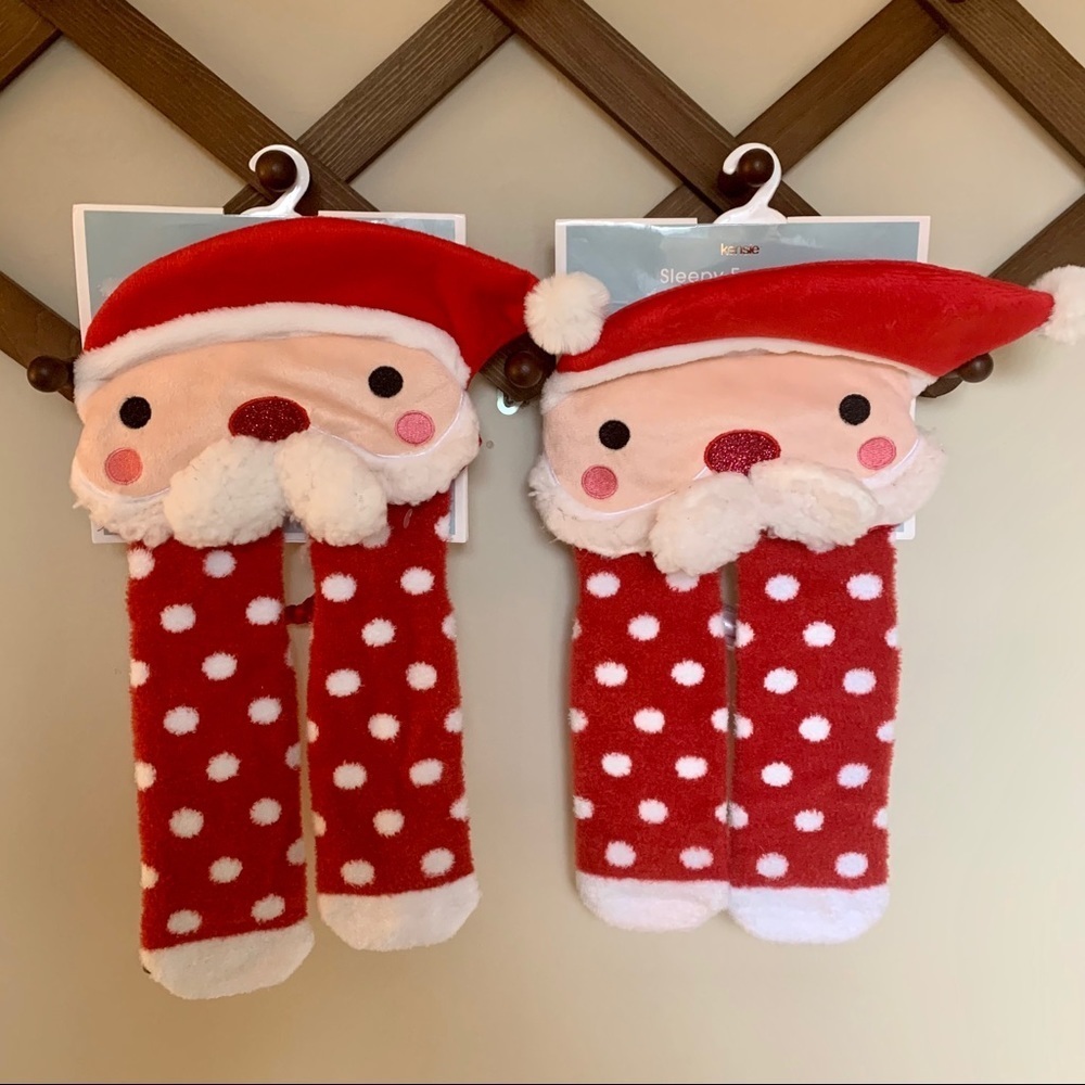Children’s Christmas Eye mask and Sock Set - Picture 1 of 5